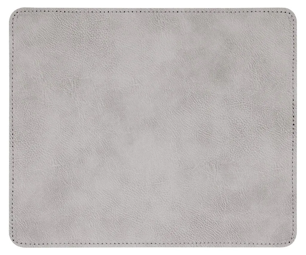 Tapis de souris gris en cuir : fini les glissements et rayures de bureau