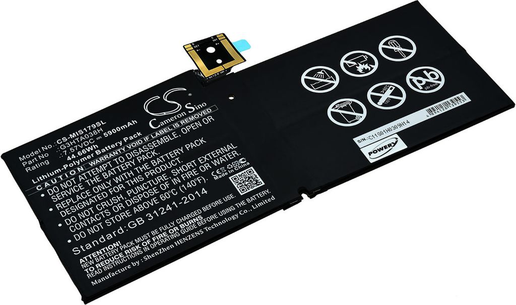 Akku für Tablet Microsoft Surface Pro 5 (1796)