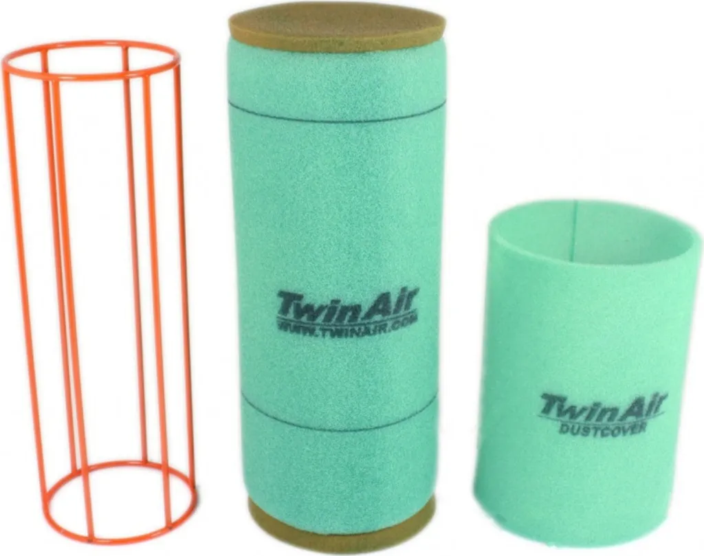 Ensemble de filtration Twin Air pour moto cross avec cage et surfiltre