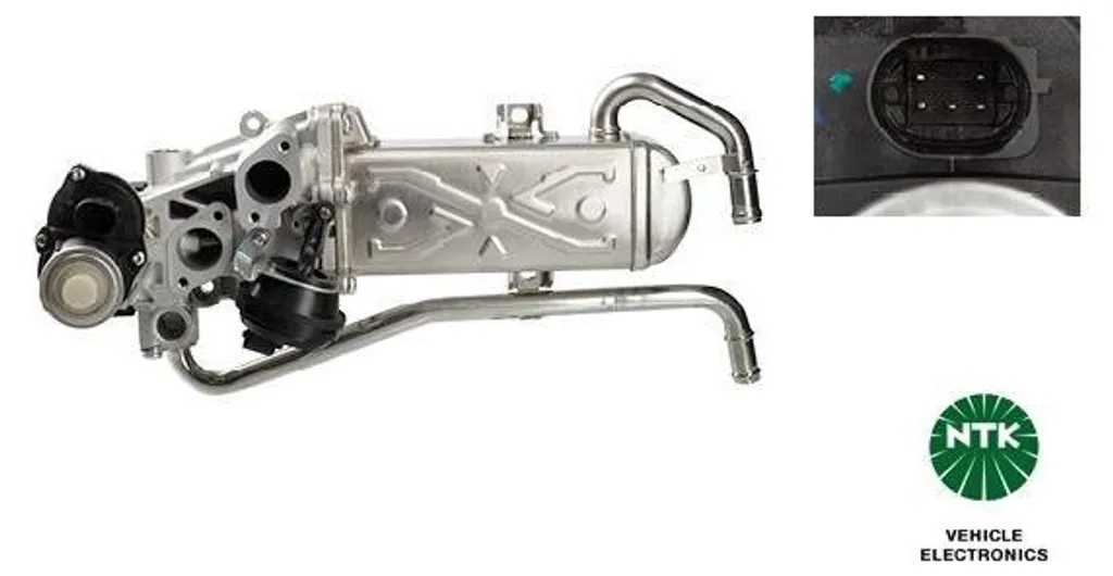 Refroidisseur EGR NGK 93917 pour VW Polo et Seat Ibiza : Kit de rechange