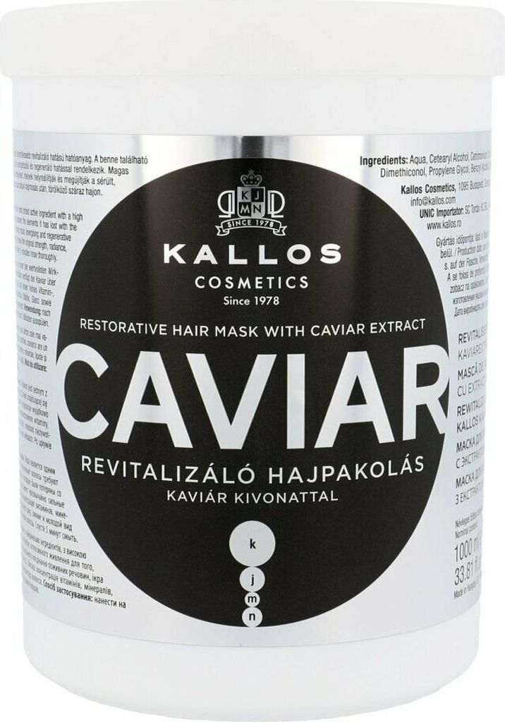 Kallos KJMN Masque capillaire à l'extrait de caviar, 1000 Image du produit 