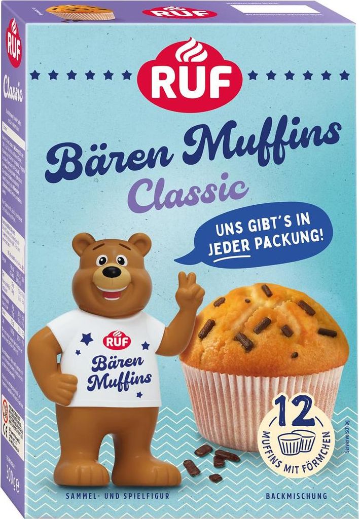 RUF Bären Muffins Classic Backmischung Produktbild 