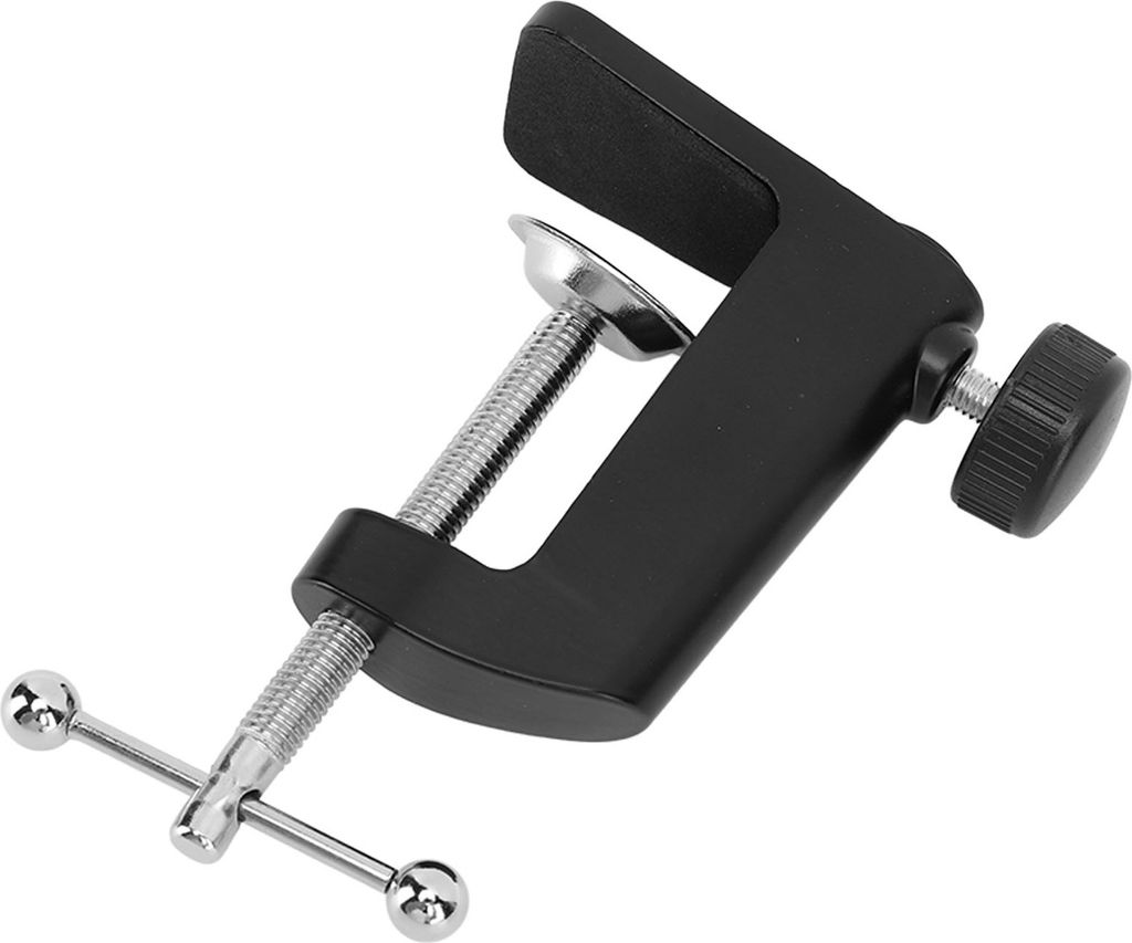 Stolní C-svorka, hliníková, černá, 2,4 palce, 61 mm, stolní Obrázek produktu 
