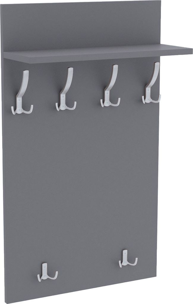 AKKE Light Graphite Panel na oblečení MAXI - ALU háčky ŠxV: Obrázek produktu 