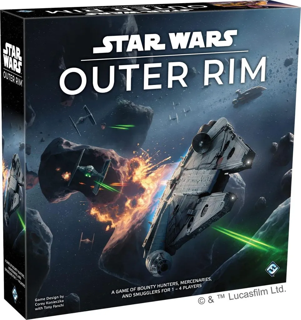 Asmodee Star Wars : Outer Rim - Jeu de Stratégie Bordure Extérieure 14+