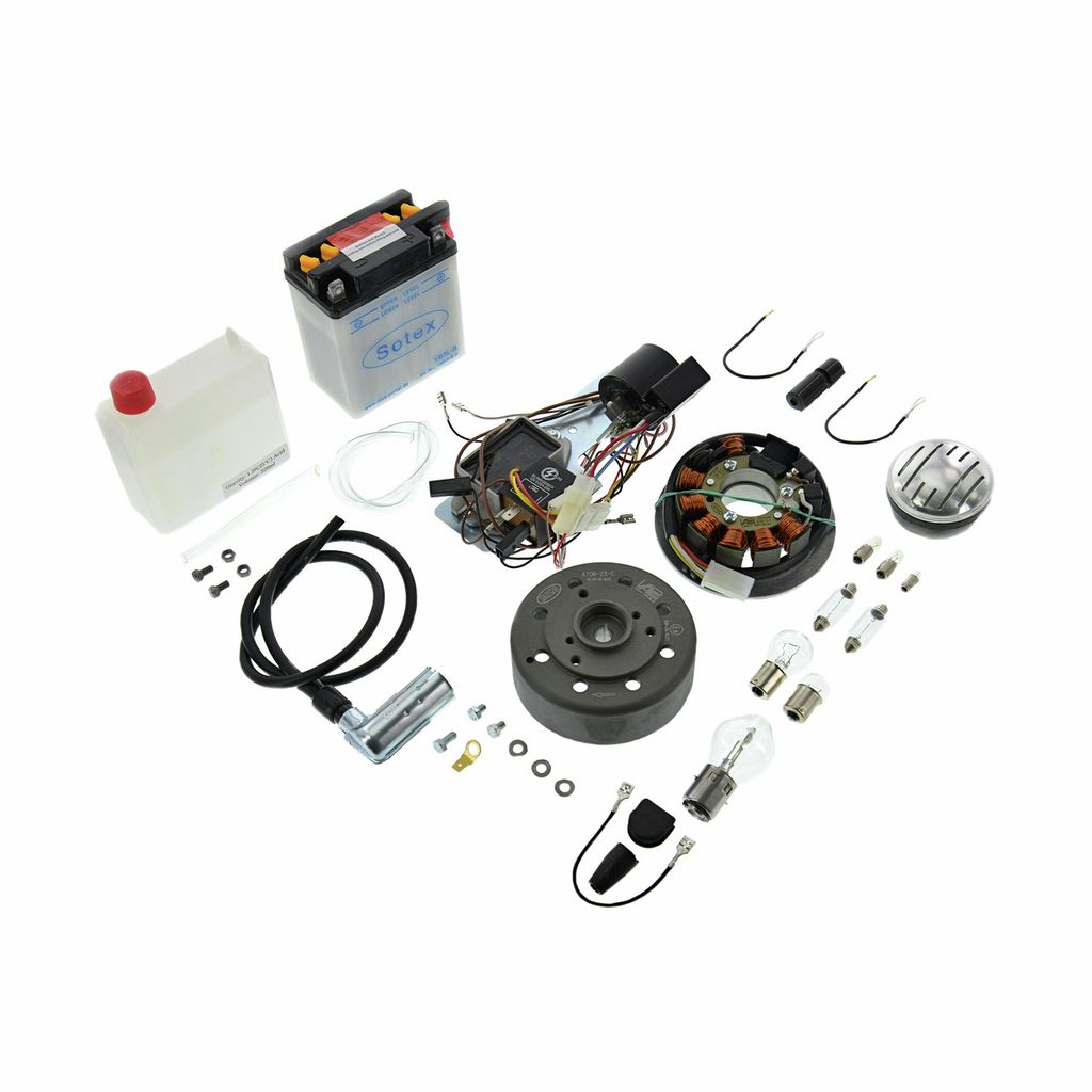 Vape Umrüstsatz 12V-Zündanlage VAPE (M-G-V) kompatibel mit Simson SR4-2, SR4-3, SR4-4 mit Zubehör