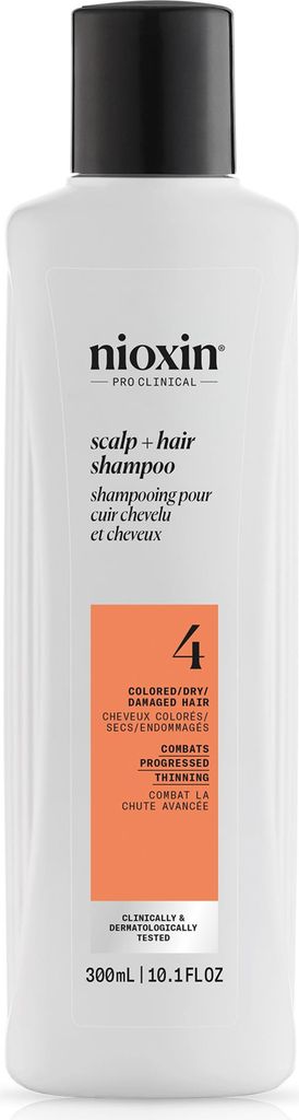 Nioxin System 4 Scalp + Hair Shampoo Progressed Thinning 300 ml