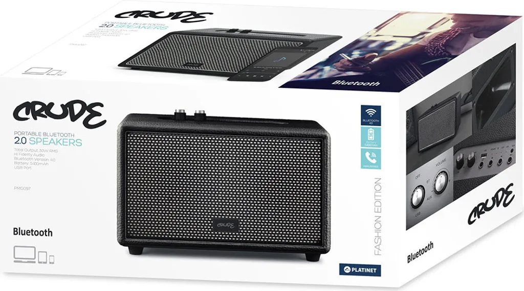 Enceinte Extérieure Platinet CRUDE 30W Son Stéréo pour Soirées - 3