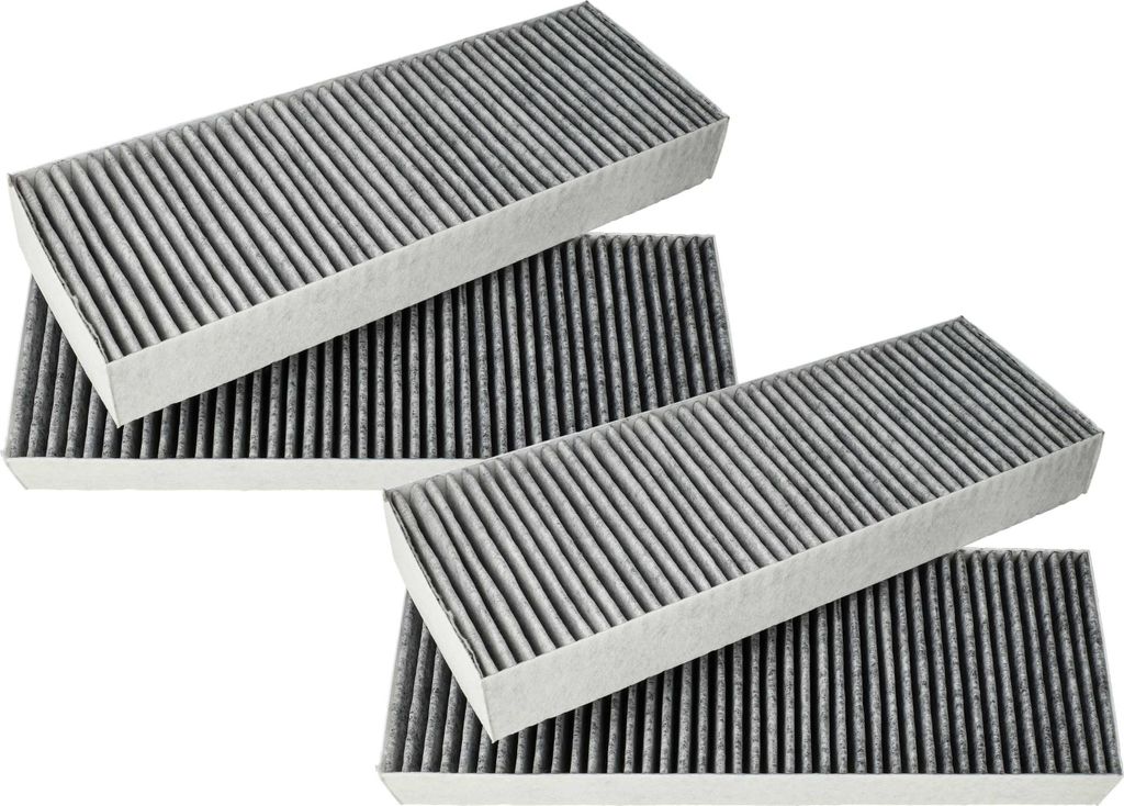 vhbw 4x Aktivkohlefilter kompatibel mit Bora BHU series, Produktbild 