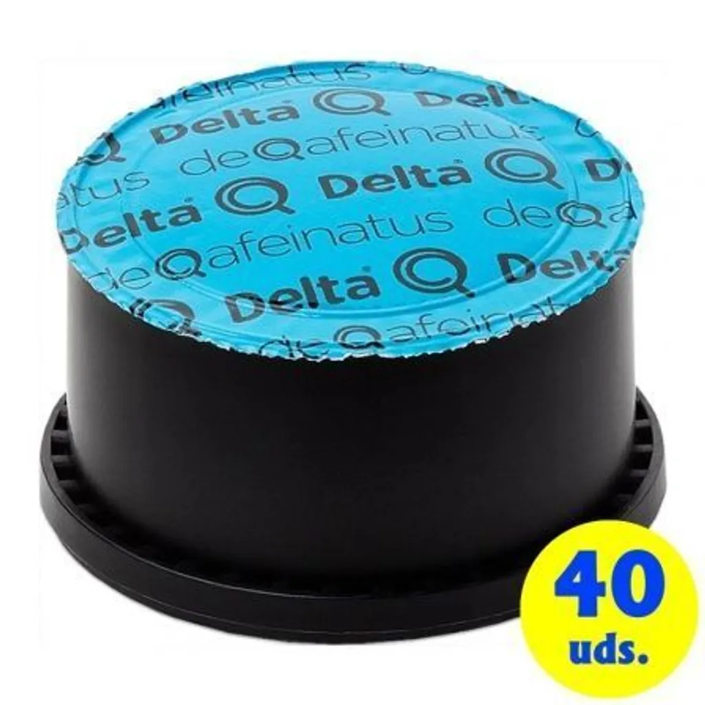 Café Décaféiné Delta Q 40 Capsules Idéal pour Pauses Soirée