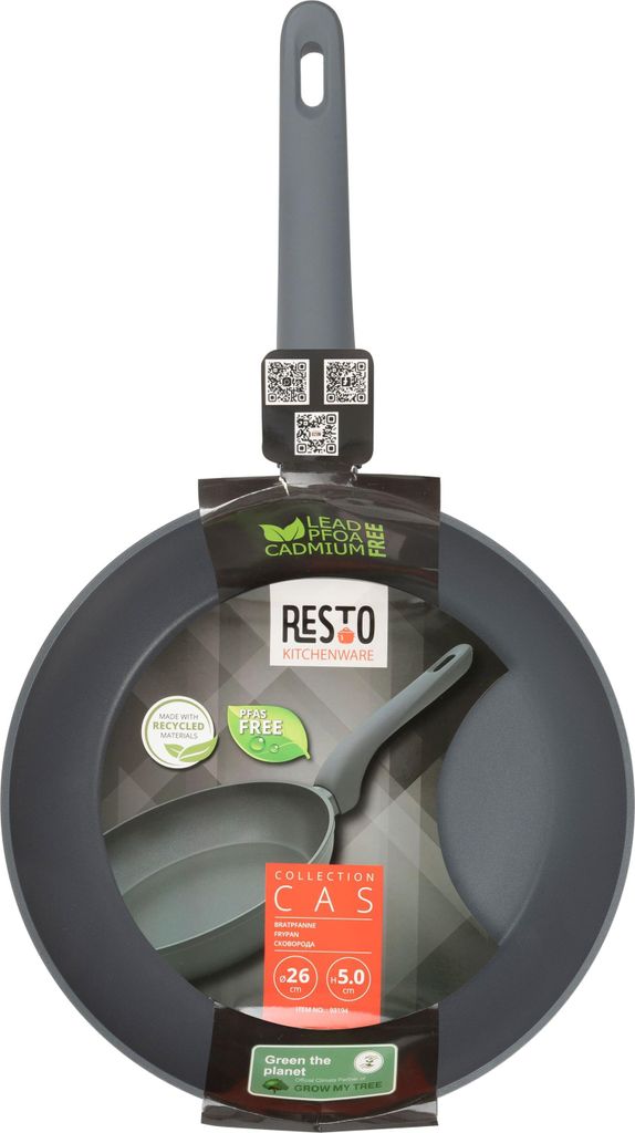 Resto Bratpfanne ?26 cm (schwarz, beschichtet, Induktion, Produktbild 