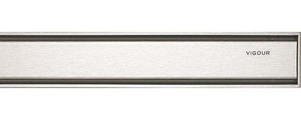 VIGOUR Designrost individual 3.0 Edelstahl 1000mm für Duschrinne