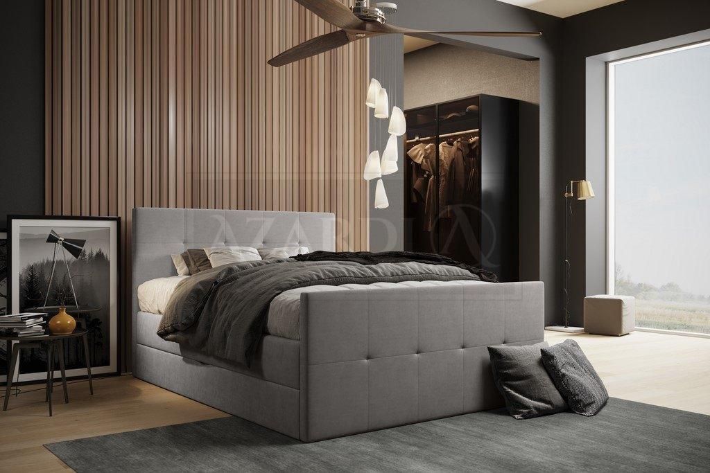 Chesterfield Bett Polsterbett Doppelbett Betten xxl Design Luxus Boxspringbett