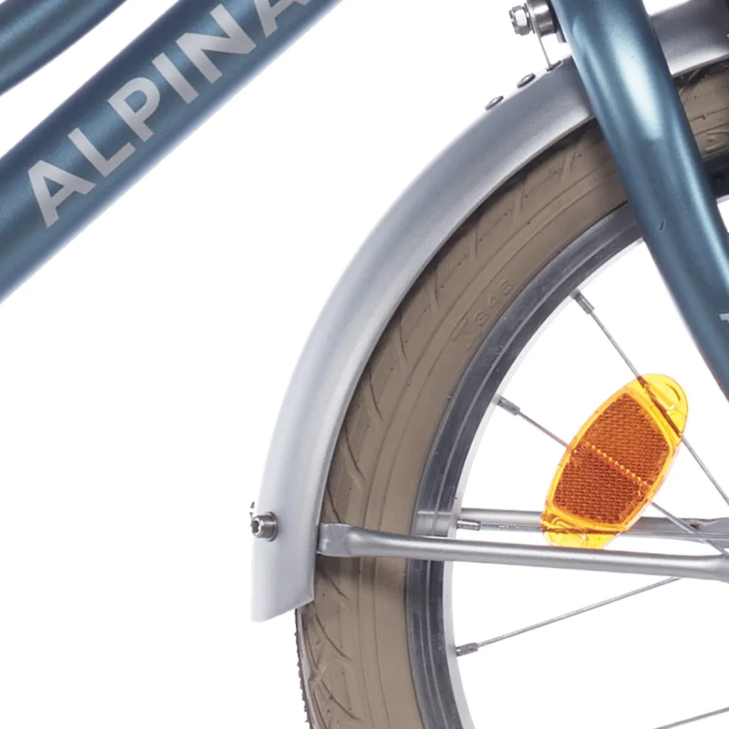 Garde-boue Vélo Cargo Alpina Silber Matt : Kit Complet avec Tringles