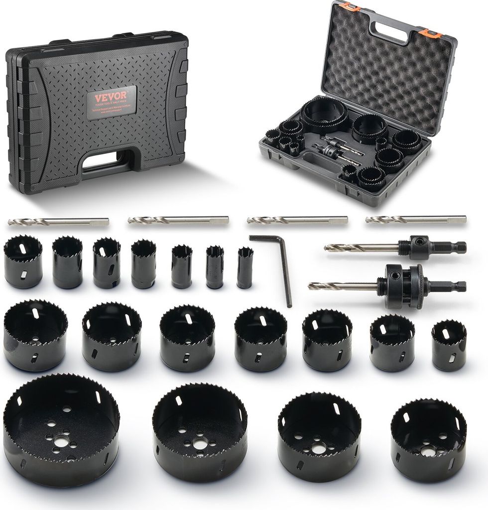 Lochsäge Set Bimetall, 18-tlg. Lochblätter, 6 Lochbohrer Produktbild 