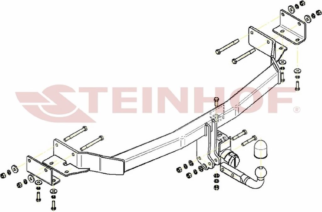 Z546882 Anhängerkupplung passend für KIA Sorento Produktbild 