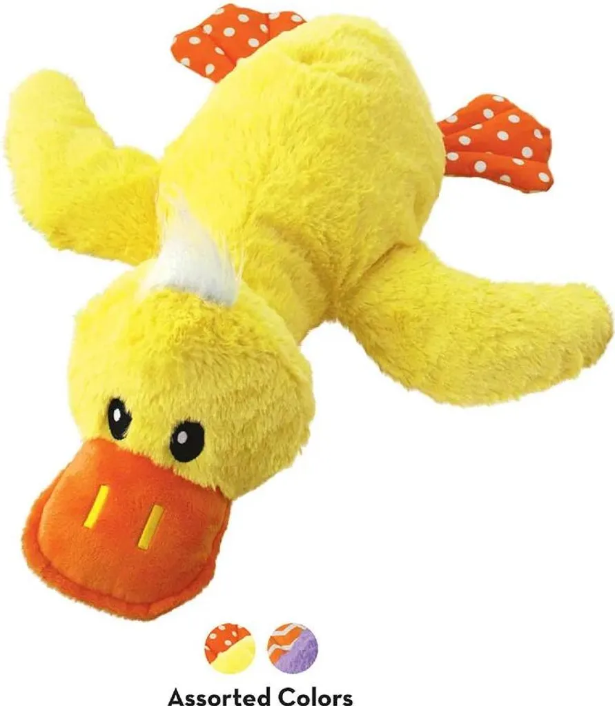 KONG Comfort Jumbo Duck: Peluche Design XL per Cani di Prestigio - 6