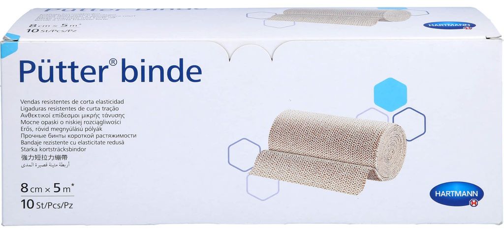 Obväz Pütter 8 cmx5 m 10 ks Obrázok produktu 