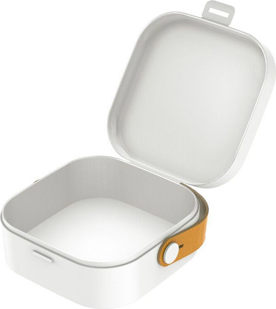 Quadratische Ohrhörerhülle, Aufbewahrungsbox für Datenkabel, Organizer, Schnallendesign, staubdicht, kompakte Größe, tragbare Tragetasche, Auf...