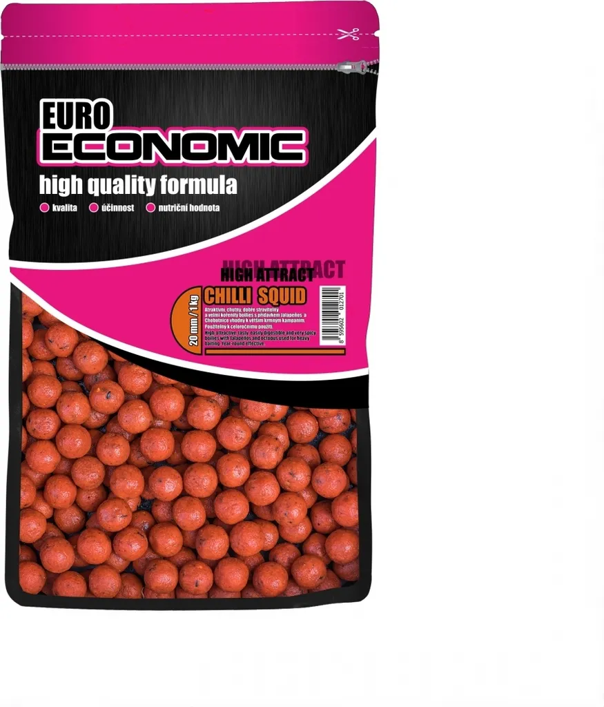 Bouillettes Chilli Squid 20mm LK Baits - Haute Attraction et Nutritif