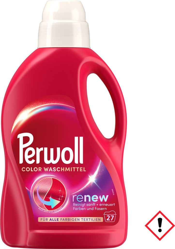 Perwoll Renew Color Faser Feinwaschmittel flüssig reinigt sanft 1350ml