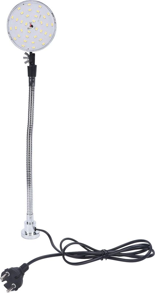 LED-Maschinenleuchte, 30 cm, flexibler Schwanenhals, Magnetfuß, Arbeit für Drehmaschine, Werkbank, Werkstatt, Industriebeleuchtung, EU-Stecker