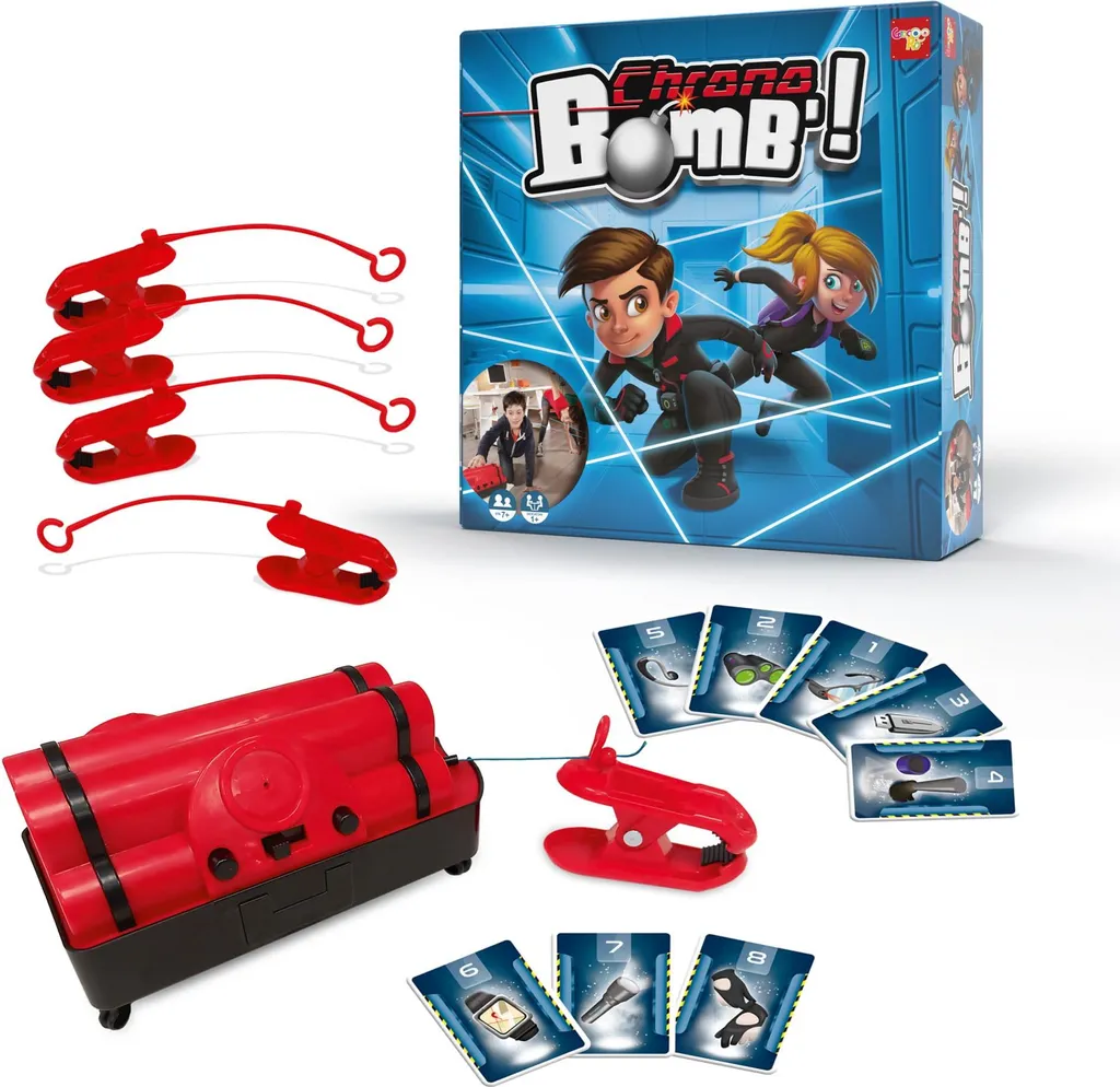 Rocco Giocattoli Chrono Bomb Jeu d'Action et de Stratégie pour Enfants