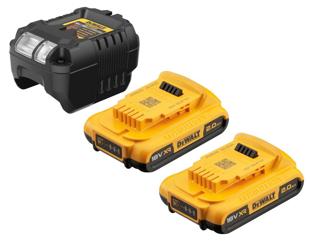 DeWalt DCB 1102 D2 Battery Starter Set 18 V con 2x batteria Immagine del prodotto 