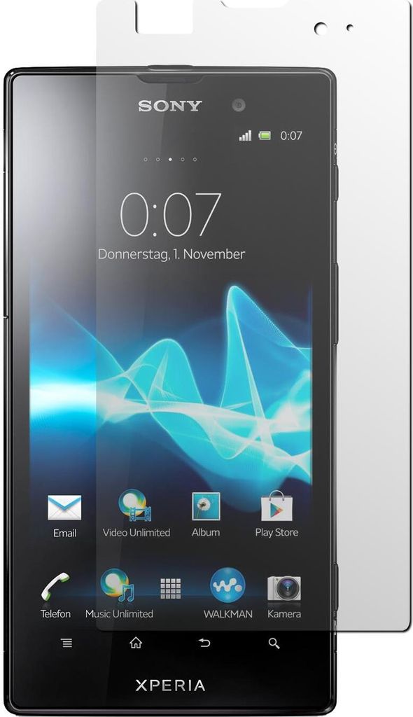 2er-Pack PhoneNatic Displayschutzfolien klar kompatibel mit Sony Xperia ion