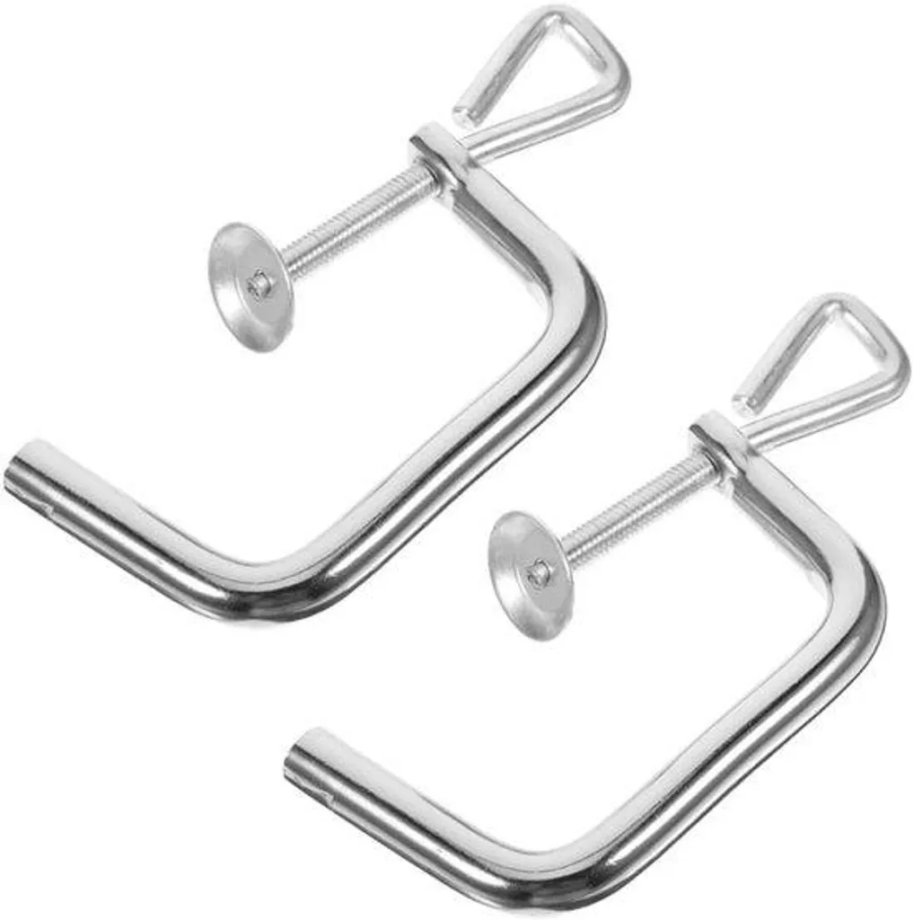 Pince de fixation robuste pour machine à pâtes - Lot de 2 pièces 60mm