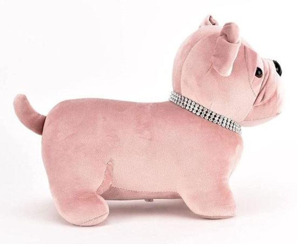 Deurstopper - Verzwaarde Stof - 23cm x 33cm x 17cm - Roze