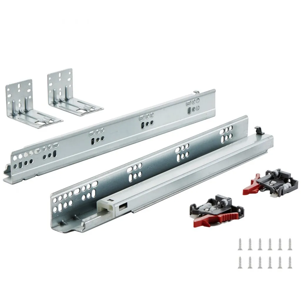 Rail pour tiroir de cuisine 400mm - Système coulissant charge lourde