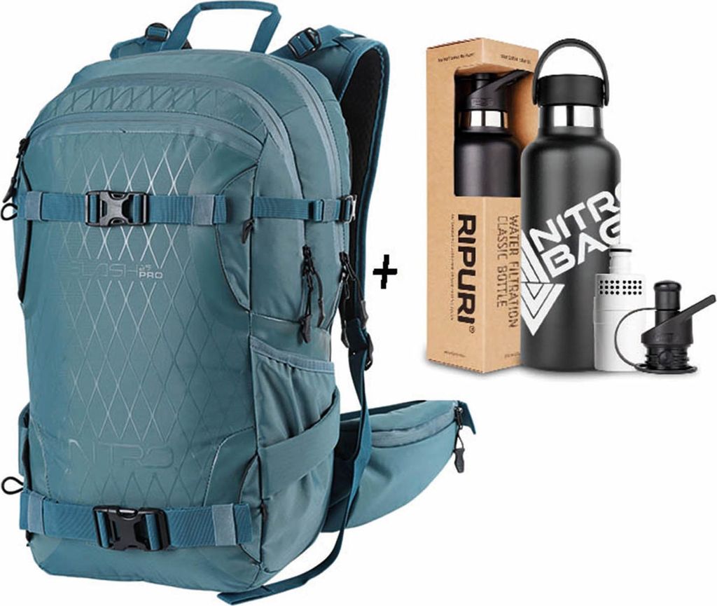 NITRO Tourenrucksack Rucksack Slash 25 Pro X Ripuri Set Produktbild 