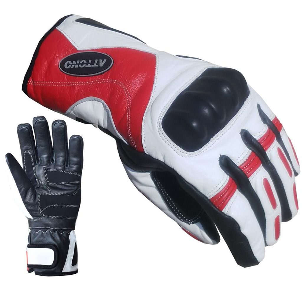 Skihandschuhe Leder Ski Racing Handschuhe wasserdicht rot