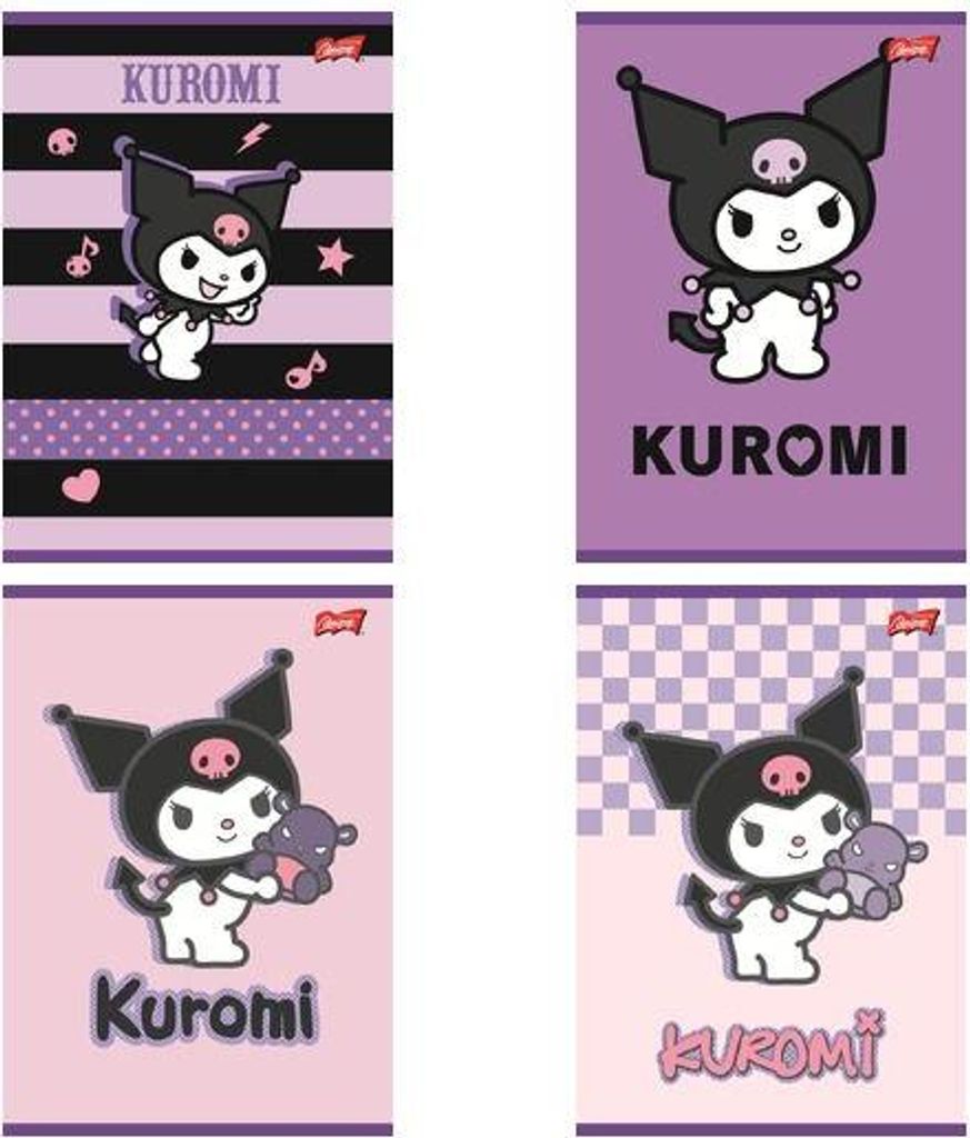 Taccuino A5 32k linea copertina laminata UV 70 g/m2 KUROMI Immagine del prodotto 