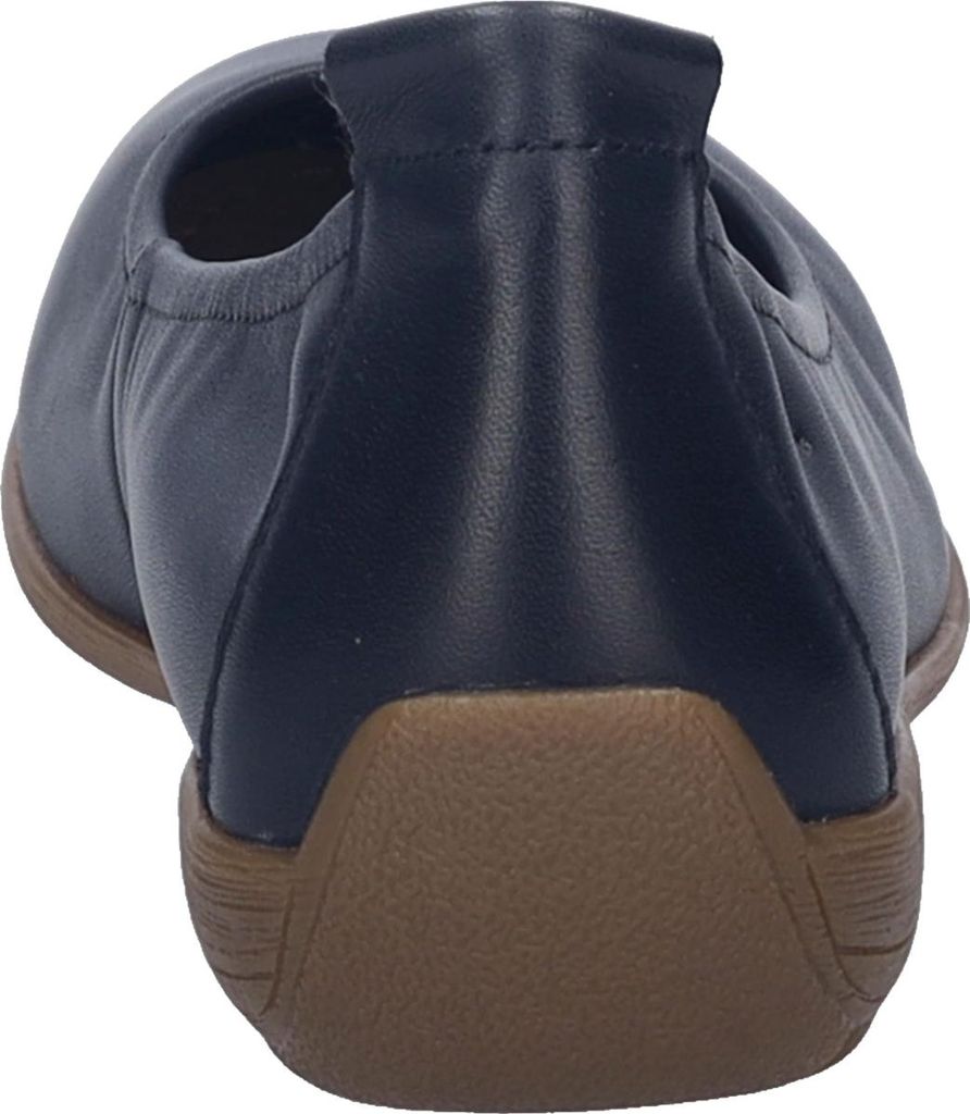 Josef Seibel Damen Ballerina aus Leder mit weichem Gummizug 74801 Fenja 01, Größe:40 EU, Farbe:Blau