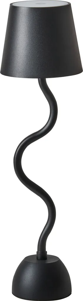Lampe d'ambiance LED sans fil noire pour salon et bureau modèle Vouga