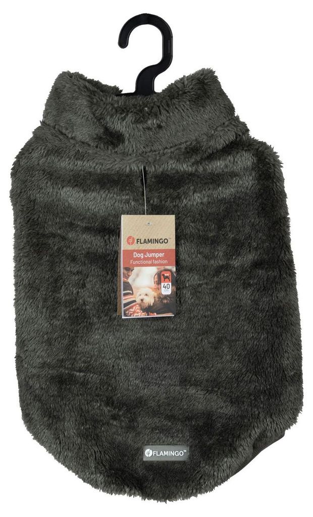Flamingo Hundepullover Fergi grün, Rückenlänge: 40 cm