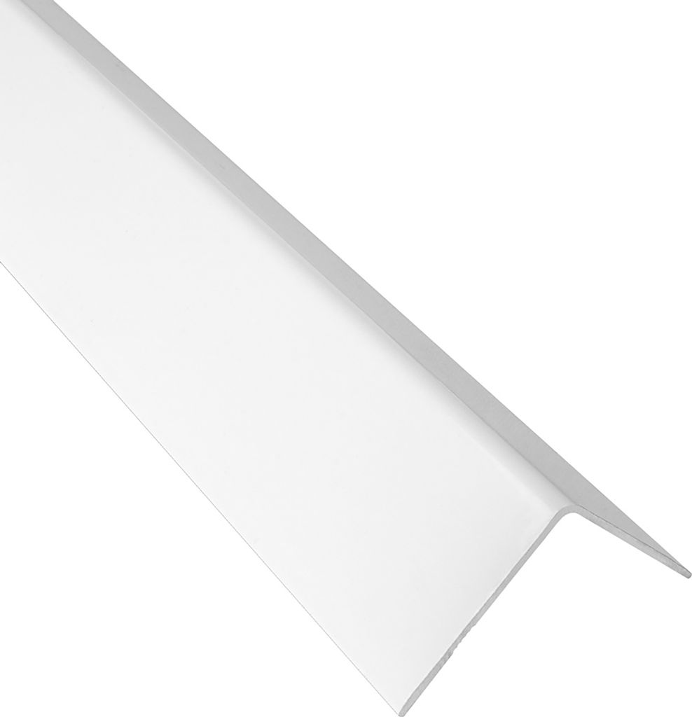 Alu Winkel-Profil Kantenschutz Zierleiste Profil weiss Produktbild 