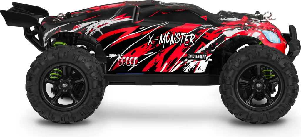 Voiture RC incassable 45 km/h X-Monster 3.5 avec 2 coques de rechange - 7