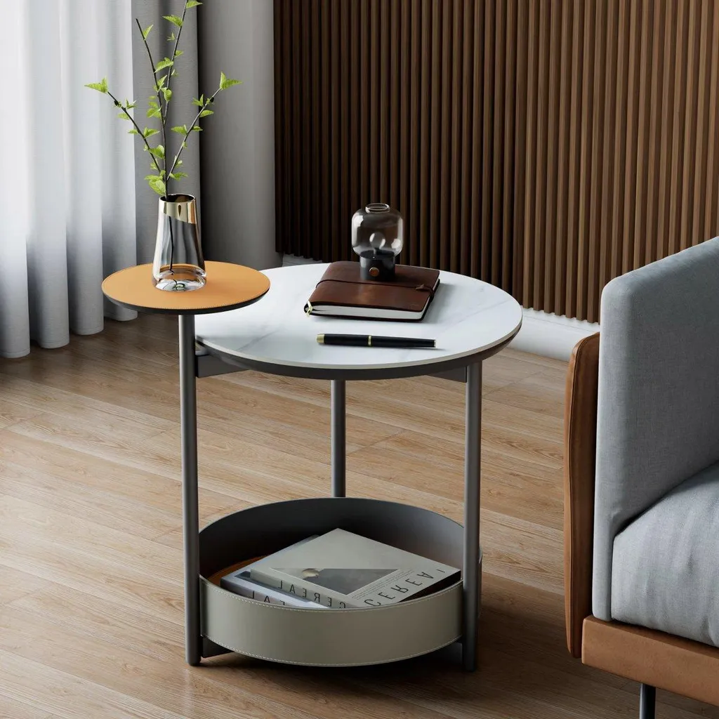 Petite table d'appoint Luxios stable et design pour petits espaces déco - 4