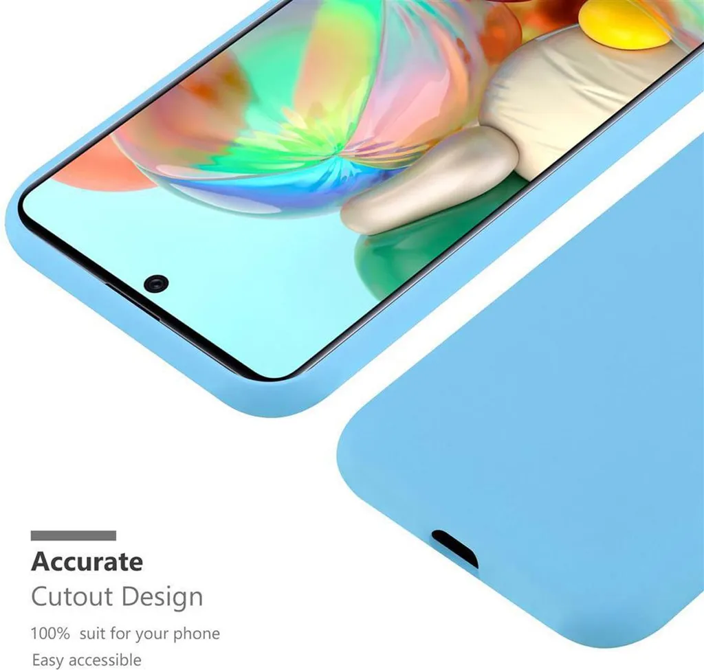 Accessorio Samsung Galaxy A51: Custodia Blu Cadorabo Chic & Safe - 7