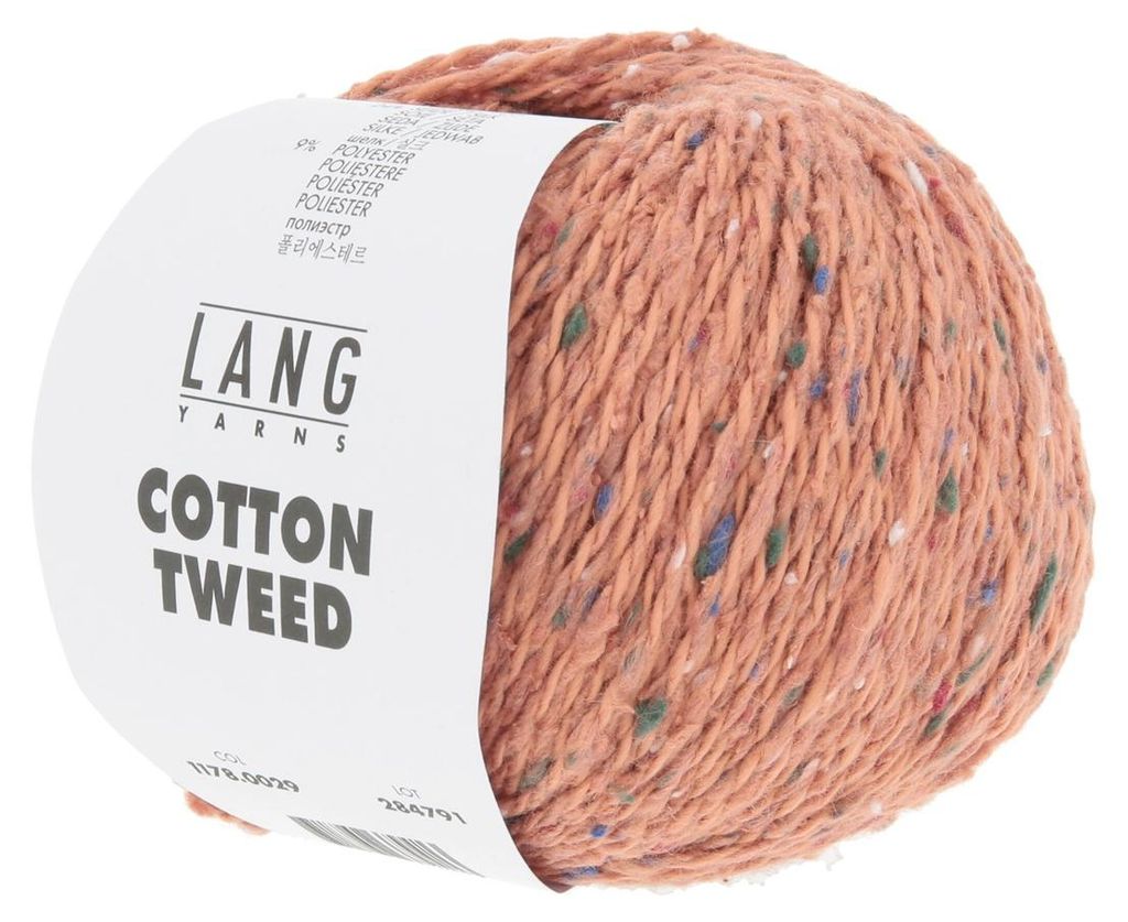 Lang Yarns - Baumwolle Tweed 0029 melone