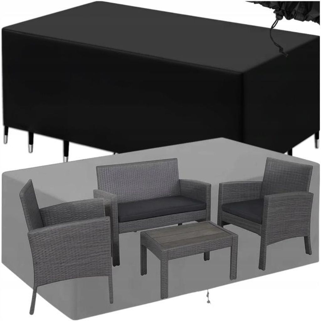 Vodoodolný kryt na záhradný nábytok 220 × 105 × 105 cm, Obrázok produktu 