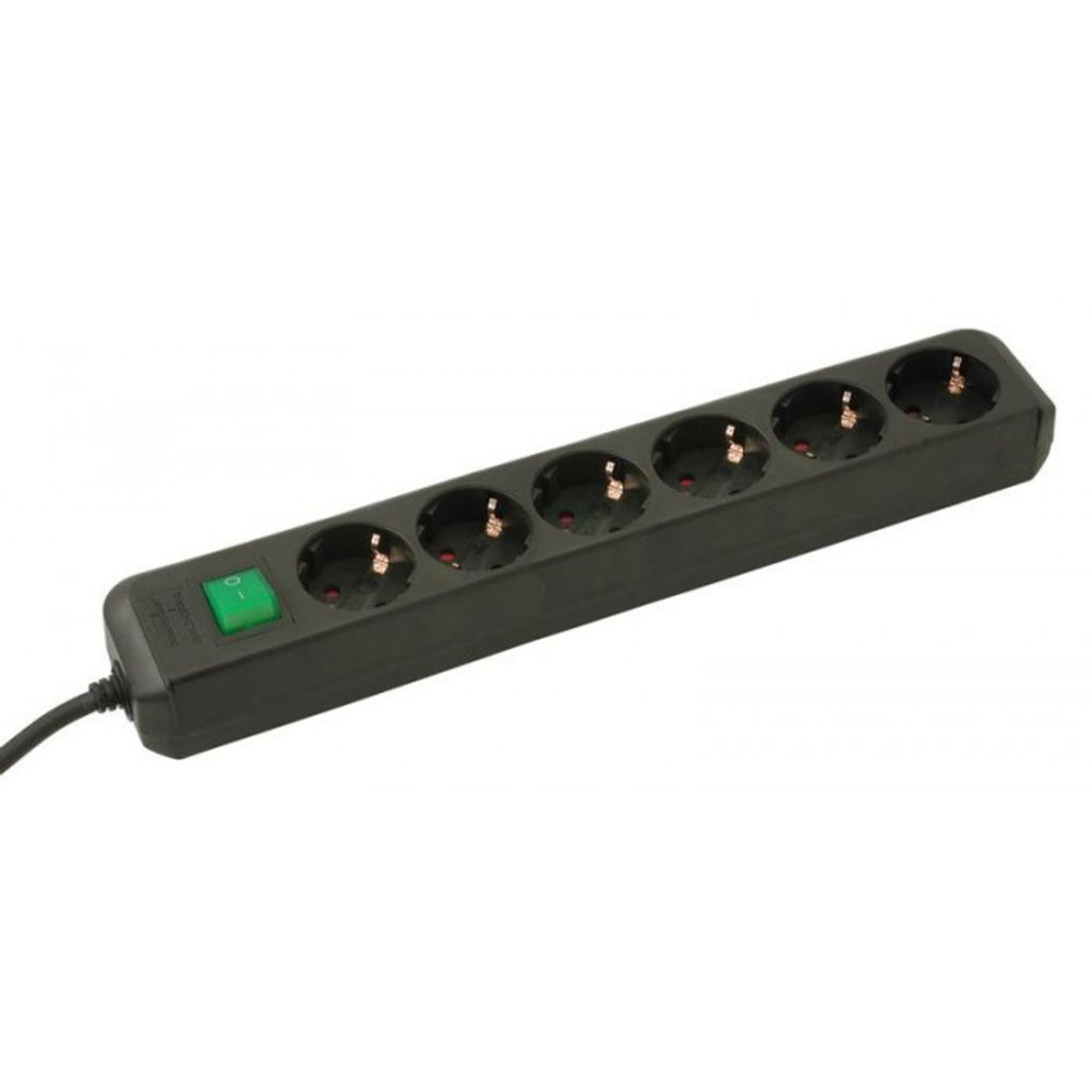 Brennenstuhl Eco-Line Steckdosenleiste mit Schalter 6-fach Produktbild 