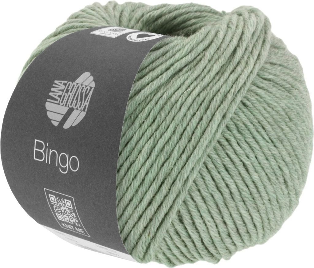 Lana Grossa - Bingo Melange 1018 graugrün meliert