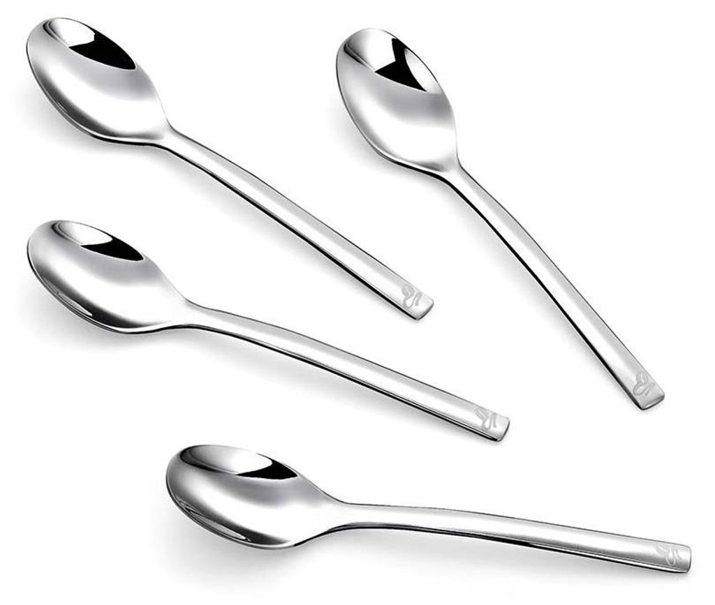 Tchibo Kaffeelöffel, 4-er Set Espresso Löffel, Edelstahl, Produktbild 