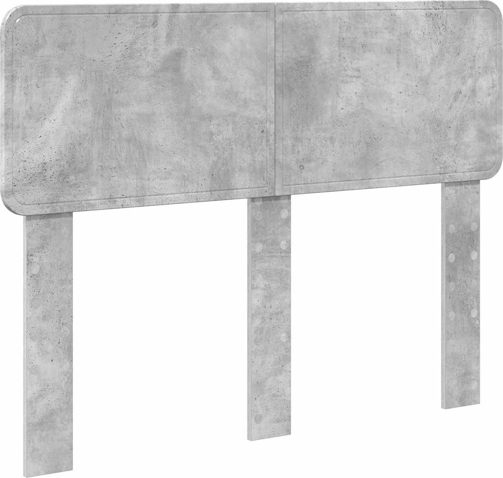 Kopfteil Beton Grau Holzwerkstoff