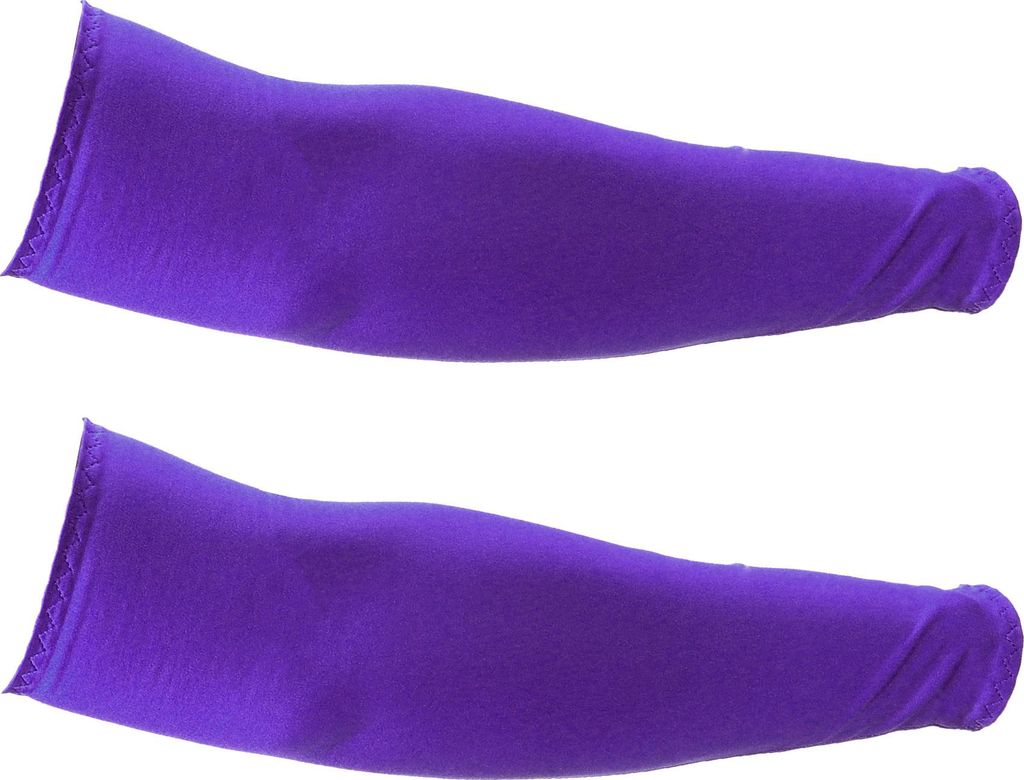 1 Paar Armschoner UV-Schutz Armschoner Rutschfeste Kühlende Armwärmer Laufen Radfahren Basketball Golf Outdoor-Aktivitäten Männer Frauen Lila