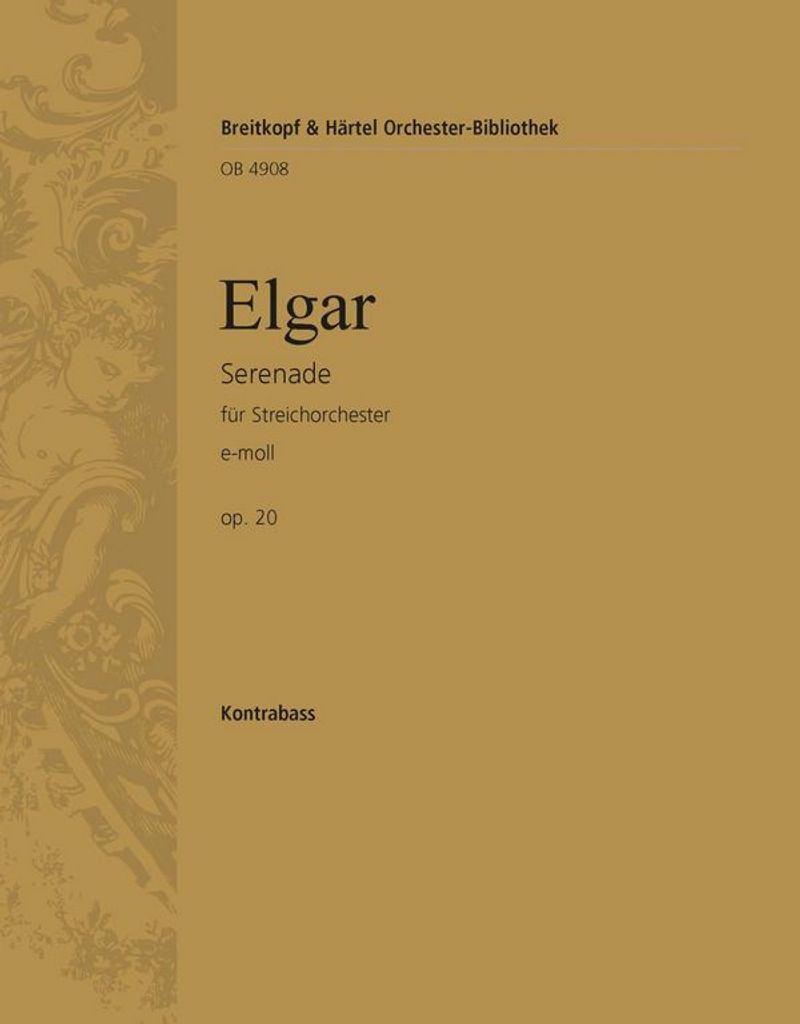 Serenade e-Moll op.20 für Streichorchester Kontrabaß